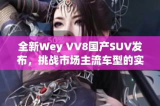 全新Wey VV8国产SUV发布，挑战市场主流车型的实力与魅力