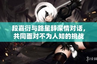 段嘉衍与路星辞深情对话，共同面对不为人知的挑战
