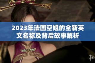 2023年法国空姐的全新英文名称及背后故事解析