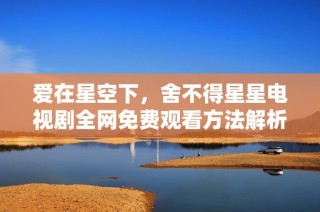 爱在星空下，舍不得星星电视剧全网免费观看方法解析