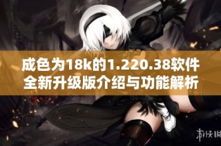 成色为18k的1.220.38软件全新升级版介绍与功能解析