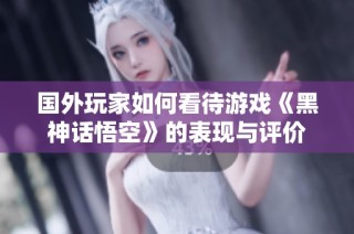 国外玩家如何看待游戏《黑神话悟空》的表现与评价