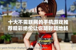 十大不需联网的手机游戏推荐精彩绝伦让你随时随地畅享游戏乐趣