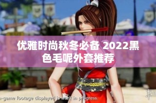 优雅时尚秋冬必备 2022黑色毛呢外套推荐