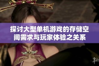 探讨大型单机游戏的存储空间需求与玩家体验之关系