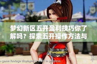 梦幻新区五开盈利技巧你了解吗？探索五开操作方法与收益分析指南
