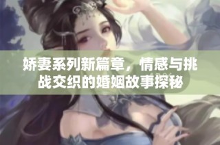 娇妻系列新篇章，情感与挑战交织的婚姻故事探秘
