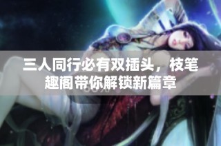三人同行必有双插头，枝笔趣阁带你解锁新篇章