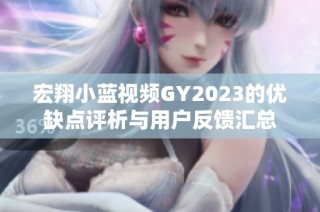 宏翔小蓝视频GY2023的优缺点评析与用户反馈汇总