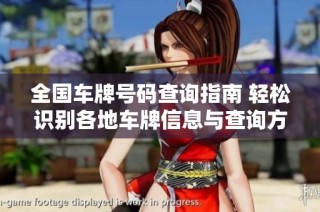 全国车牌号码查询指南 轻松识别各地车牌信息与查询方法