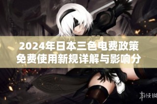 2024年日本三色电费政策免费使用新规详解与影响分析