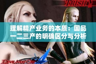 理解精产业务的本质：国品一二三产的明确区分与分析