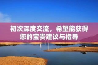 初次深度交流，希望能获得您的宝贵建议与指导