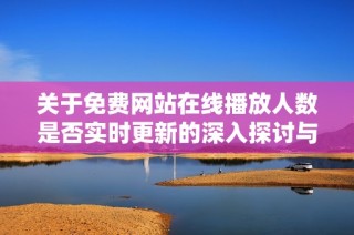 关于免费网站在线播放人数是否实时更新的深入探讨与解读