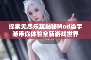 探索无尽乐趣揭秘Mod类手游带你体验全新游戏世界
