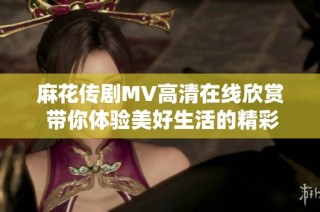 麻花传剧MV高清在线欣赏 带你体验美好生活的精彩瞬间