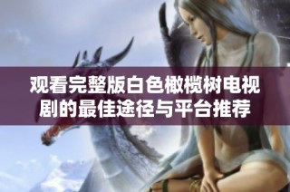 观看完整版白色橄榄树电视剧的最佳途径与平台推荐