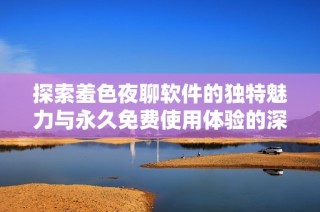 探索羞色夜聊软件的独特魅力与永久免费使用体验的深度解析