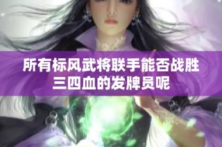 所有标风武将联手能否战胜三四血的发牌员呢