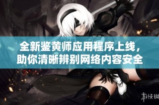 全新鉴黄师应用程序上线，助你清晰辨别网络内容安全性