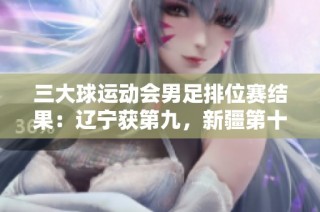 三大球运动会男足排位赛结果：辽宁获第九，新疆第十一，北京第十三