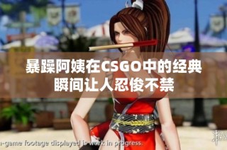 暴躁阿姨在CSGO中的经典瞬间让人忍俊不禁