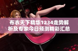 布衣天下精华1234走势解析及专家今日预测精彩汇总