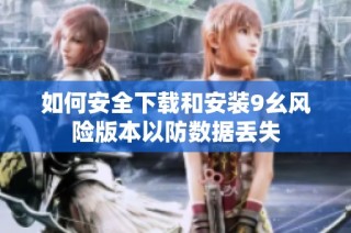 如何安全下载和安装9幺风险版本以防数据丢失
