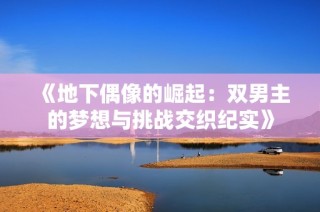 《地下偶像的崛起：双男主的梦想与挑战交织纪实》