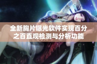 全新胸片曝光软件实现百分之百直观检测与分析功能