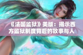 《法国监狱》美版：揭示西方监狱制度背后的故事与人性冲突