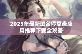 2023年最新域名停靠盘应用推荐下载全攻略