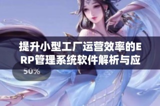 提升小型工厂运营效率的ERP管理系统软件解析与应用