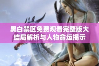 黑白禁区免费观看完整版大结局解析与人物命运揭示