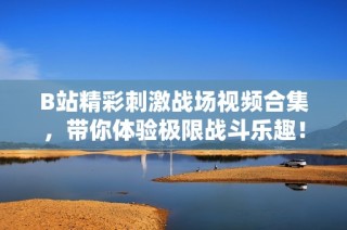 B站精彩刺激战场视频合集，带你体验极限战斗乐趣！