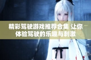 精彩驾驶游戏推荐合集 让你体验驾驶的乐趣与刺激