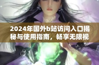 2024年国外b站访问入口揭秘与使用指南，畅享无限视频乐趣