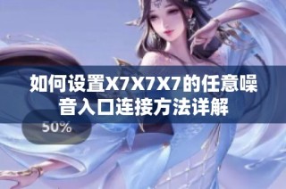 如何设置X7X7X7的任意噪音入口连接方法详解