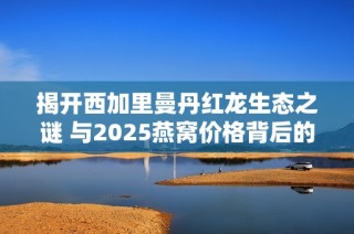 揭开西加里曼丹红龙生态之谜 与2025燕窝价格背后的秘密