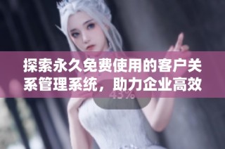 探索永久免费使用的客户关系管理系统，助力企业高效管理客户资源
