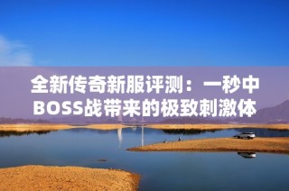 全新传奇新服评测：一秒中BOSS战带来的极致刺激体验揭秘