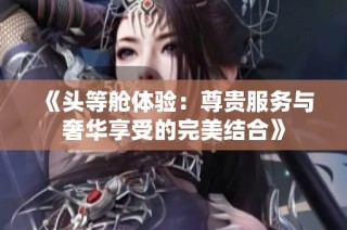 《头等舱体验：尊贵服务与奢华享受的完美结合》