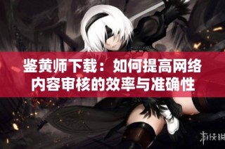 鉴黄师下载：如何提高网络内容审核的效率与准确性