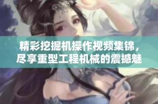 精彩挖掘机操作视频集锦，尽享重型工程机械的震撼魅力
