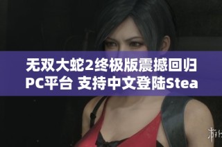 无双大蛇2终极版震撼回归PC平台 支持中文登陆Steam