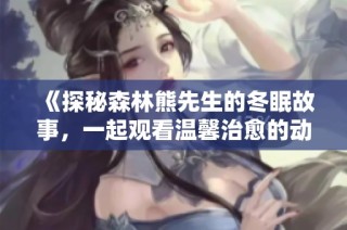 《探秘森林熊先生的冬眠故事，一起观看温馨治愈的动画吧》