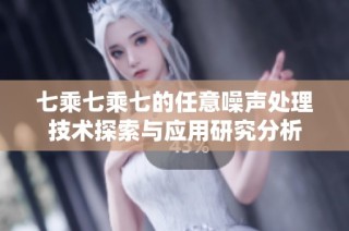 七乘七乘七的任意噪声处理技术探索与应用研究分析