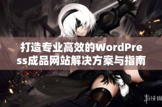 打造专业高效的WordPress成品网站解决方案与指南