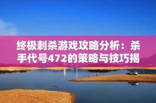 终极刺杀游戏攻略分析：杀手代号472的策略与技巧揭秘