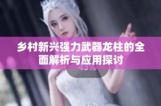 乡村新兴强力武器龙柱的全面解析与应用探讨